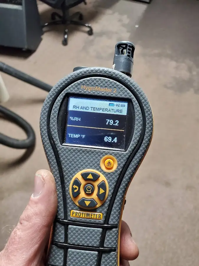 Moisture meter humidity assessment for Fire & Smoke Damage Restoration in Spring